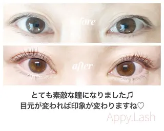 マツエク・マツパ まつげと眉の専門店 Appy.Lashのマツエク・マツパデザイン