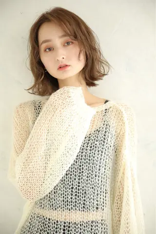 ミディアム march merryのヘアスタイル