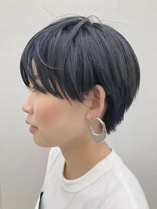 ショート カラー ノグチ ユウキ/ボブのヘアスタイル