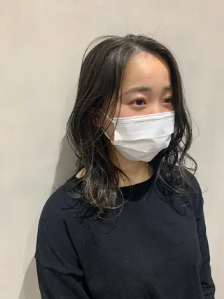 セミロング カラー 似合わせ/レイヤー/ ボブ/西島 絢香のヘアスタイル