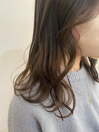 セミロング ✨髪質改善／艶カラー harunaのヘアスタイル