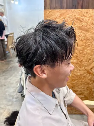 ショート メンズ 横浜/メンズ特化/ Farbe/田中颯斗のヘアスタイル