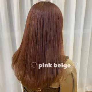 ロング ブリーチなしカラー ダブルカラーエクステのヘアスタイル