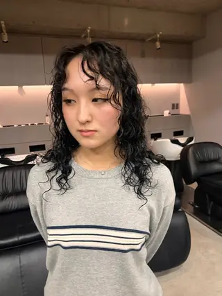 パーマ 似合わせショート/ パーマ‪/表参道のヘアスタイル