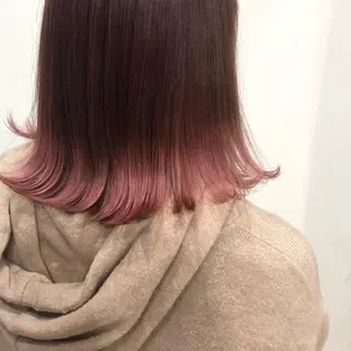 カラー white.所属・white.梅田 デザインカラー🦄のヘアスタイル
