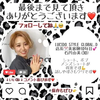 ショート カラー メンズ キッズ ✂︎ショート、ボブ、 レイヤー🩵YUMIのヘアスタイル