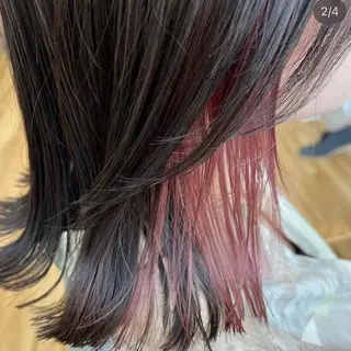 ミディアム MOLLASALON 浅香山店所属・髪質改善カラー 縮毛矯正🤍辻桃加のヘアスタイル