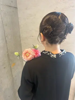 ミディアム ヘアアレンジ Reve  resort所属・美髪× ヘアセット✨Araiのヘアスタイル