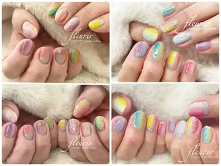 ネイル フルリール 【プライベートサロンのネイルデザイン