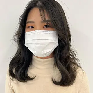 ミディアム カラー SOYON 🤍CHIZU🤍.のヘアスタイル