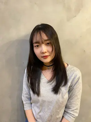 セミロング 🩰無料カットモデル ショート/莉紗子🫧のヘアスタイル