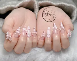 ロング Bling Salonのネイルデザイン