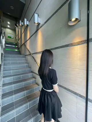 ロング 縮毛矯正、似合わせ カット✂️大谷勇輝のヘアスタイル