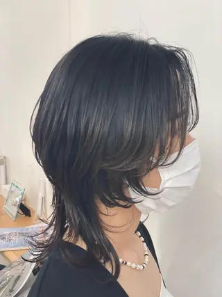 ミディアム ✨オール年代🆗 🤍内田亜由子のヘアスタイル