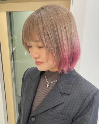 ショート カラー 💫骨格診断カット 🌈KAHOのヘアスタイル