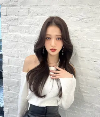 セミロング 映える顔まわり/前髪 特化 💗 ユキマのヘアスタイル