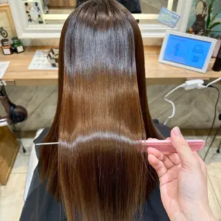 ロング ボブ職人/ボブ縮毛 髪質改善のヘアスタイル