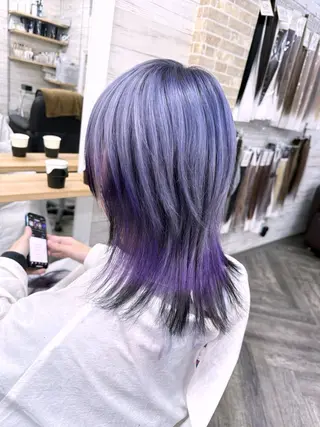 ミディアム カラー 北沢 隆のヘアスタイル
