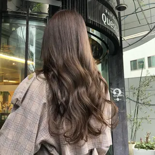 セミロング カラー 山崎 絵莉香のヘアスタイル