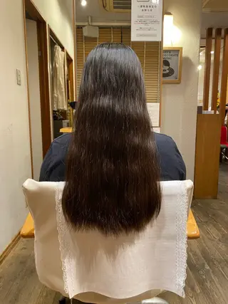 ロング 友永 風歌のヘアスタイル