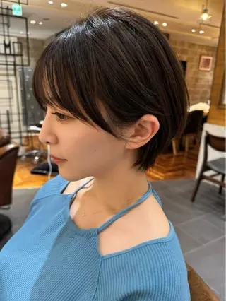 ショート 撮影カットモデル募集 前髪、顔周り/徳永のヘアスタイル