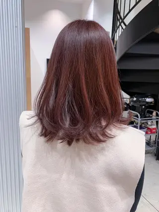 セミロング カラー ヘアアレンジ yuka .のヘアスタイル