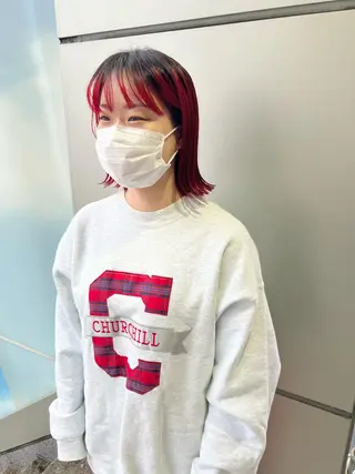 ショート カラー 千葉 郁也のヘアスタイル