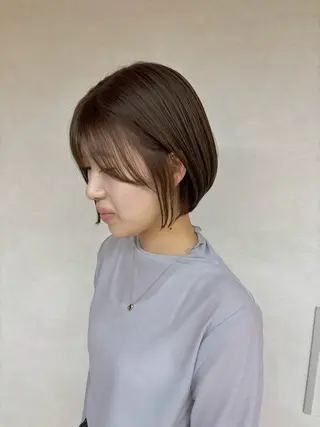 ショート Iris by artina 武蔵小杉店【イリス バイ アルティナ】所属・🎼レイヤー/顔周り カット/nene♬のヘアスタイル