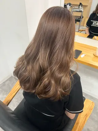 ロング 透明感/ ハイライト/竹中涼のヘアスタイル