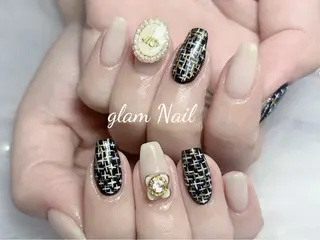 ネイル エツメ💅 長さだし🎀デザインのネイルデザイン