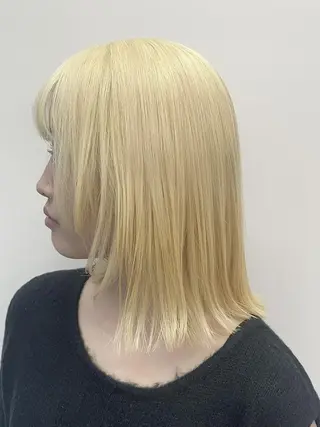 セミロング カラー ✨【公式】 juhl.横浜✨のヘアスタイル