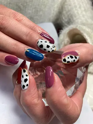 ミディアム ネイル マツエク・マツパ nail yukkoのネイルデザイン