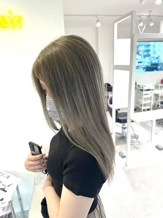 ロング カラー 加藤 佑二のヘアスタイル