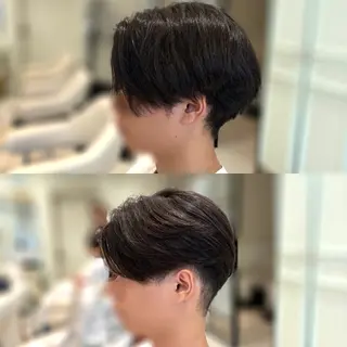 メンズ センターパート 川島爽楽のヘアスタイル