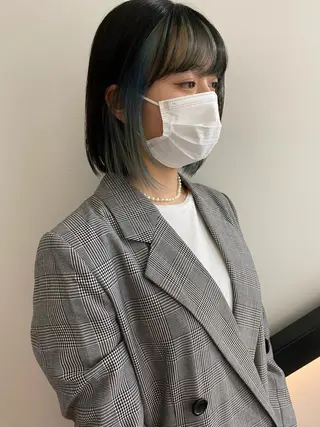 ショート カラー 顔周りカット/透明感 カラー✂️MEIのヘアスタイル