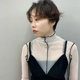 ショート パーマ/ボブ/ 神戸/豊浦翔太のヘアスタイル