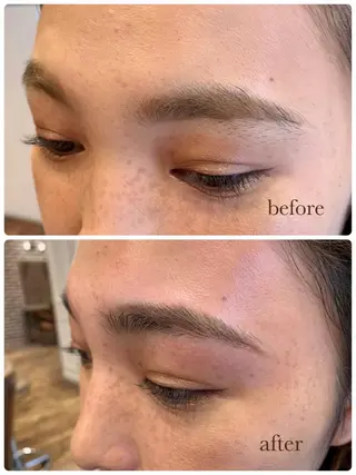 ショート カラー パーマ ヘアアレンジ メンズ ネイル マツエク・マツパ RADnoel🌿 梅田茶屋町のマツエク・マツパデザイン