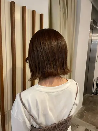 ショート COQOO ORGANIC所属・三宅 瑠偉のヘアスタイル