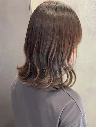 ミディアム カラー 【無料カットモデル】 水山まさはる🌸のヘアスタイル