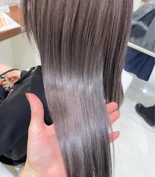 ロング カラー HOLON池袋所属・ウルフカット ハッシュカット/七海のヘアスタイル