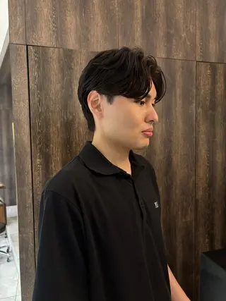 ショート メンズパーマ/ 上原琉介のヘアスタイル