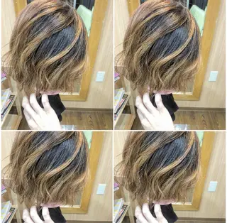 カラー MOLLA 浅香山店所属・谷口ゆめ/縮毛矯正/ 大人女子/眉ワックスのヘアスタイル