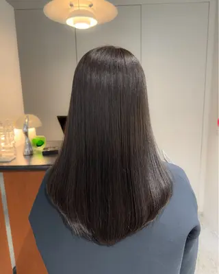 ロング カラー オートル所属・渋谷透明感カラー🩵 愛優美のヘアスタイル