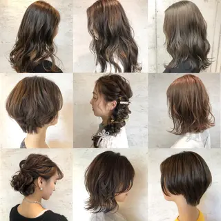 セミロング 女性に人気♪ はやしほのかのヘアスタイル