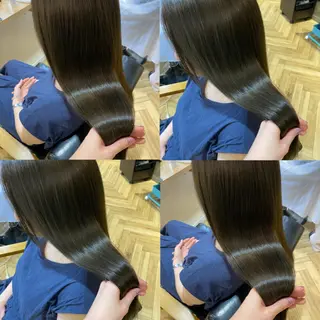 ロング カラー 艶カラー/韓国顔周り 🎀mamiのヘアスタイル