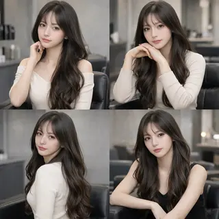 ロング ♦️髪質改善美髪矯正 💍谷口克也♦️のヘアスタイル