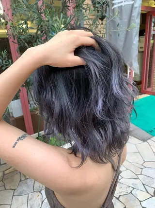 ミディアム カラー 今村 愛美のヘアスタイル