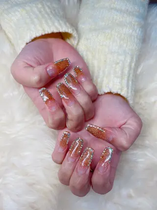 ロング 💜MIYA nail川崎店のネイルデザイン
