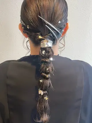 ロング ヘアアレンジ GOTODAY SHAiRE SALON所属・札幌 ヘアアレンジ 🍎 タナカセリナのヘアスタイル