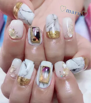 ネイル まるみ ♡のネイルデザイン